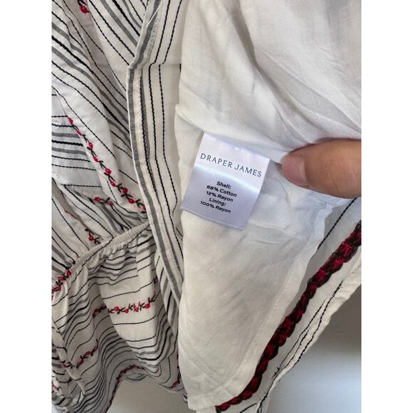 Draper James Faux Wrap Peplum Top Size Medium - Picture 4 of 4